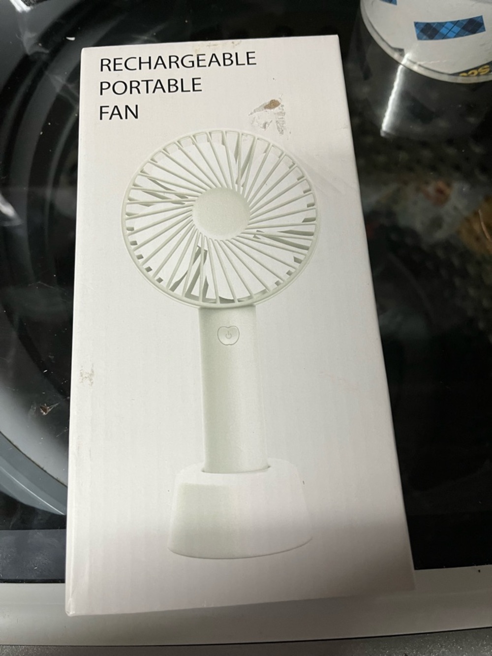 Rechargeable Portable Fan - White New Giveaway